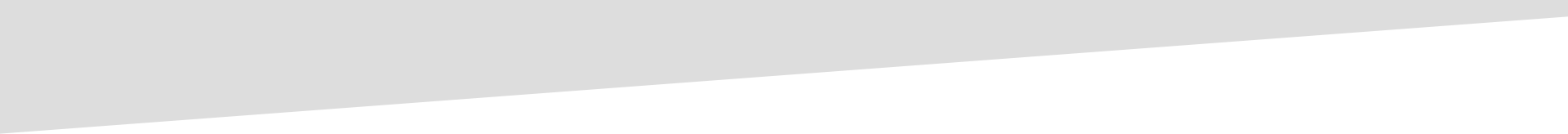 The grey triangular strip on a white background