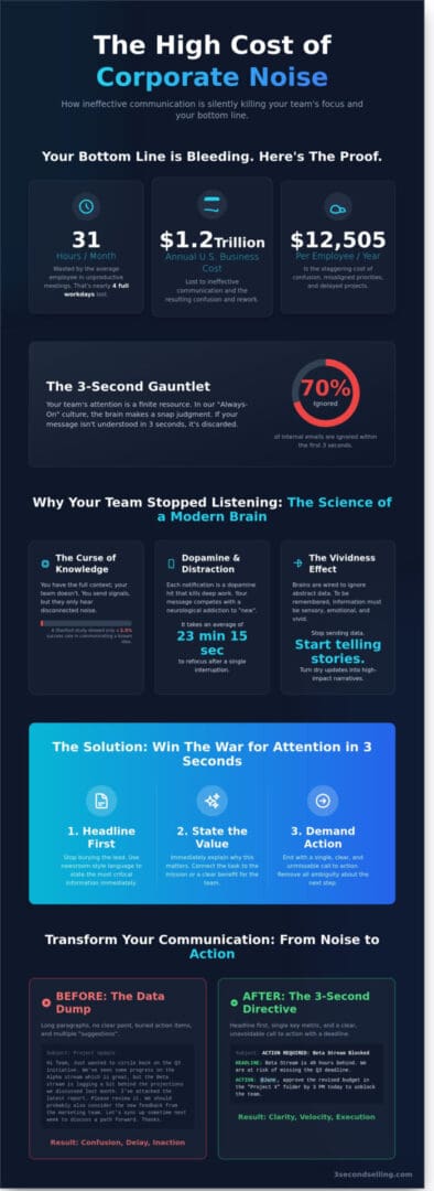 Effective Team Communication: Winning the War for Attention Inside Your Office