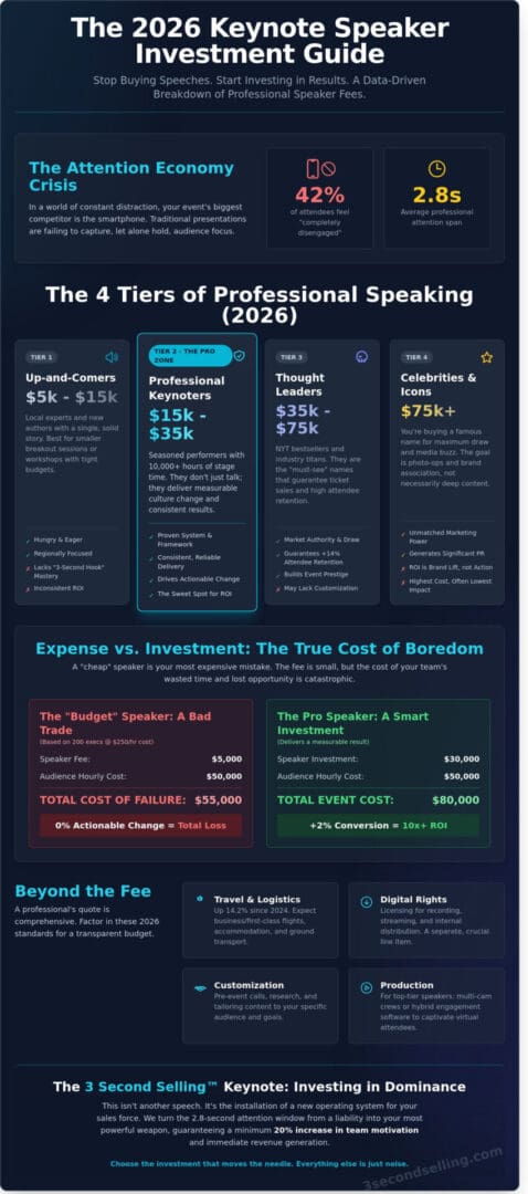 Keynote Speaker Fees in 2026: What You Are Actually Paying For