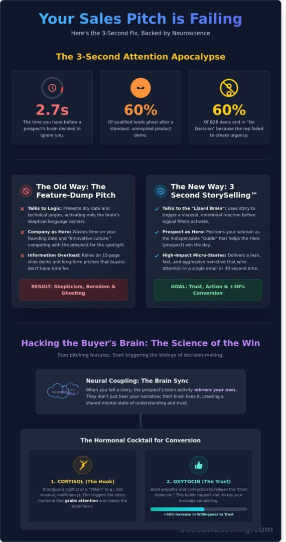 Mastering the Pitch: 5 Powerful Sales Storytelling Examples for the Attention Economy