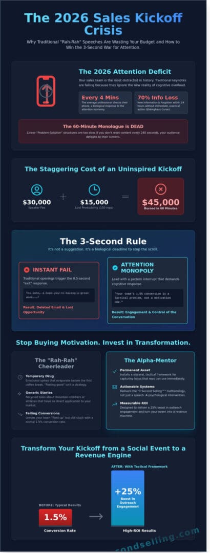 Sales Keynote Speaker 2026: Why Your Team Needs More Than Just Motivation